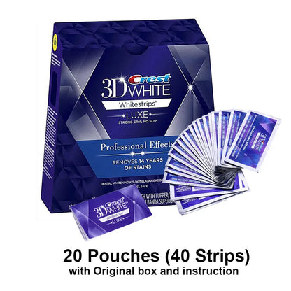 Original Crest 3D Whitestrips Teeth Whitening Strips Professional Effects