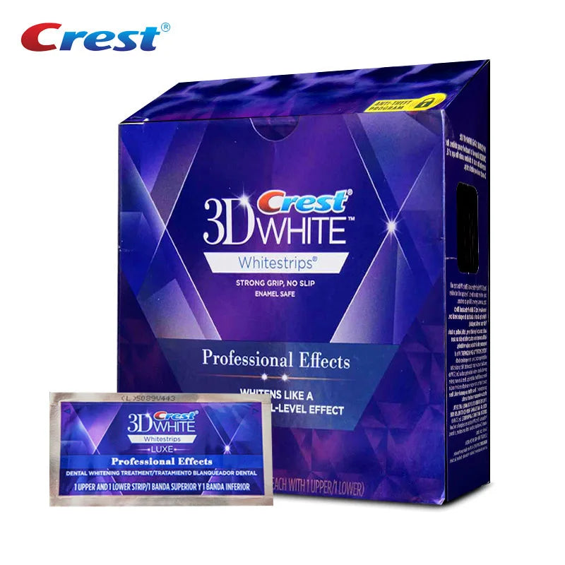 Original Crest 3D Whitestrips Teeth Whitening Strips Professional Effects