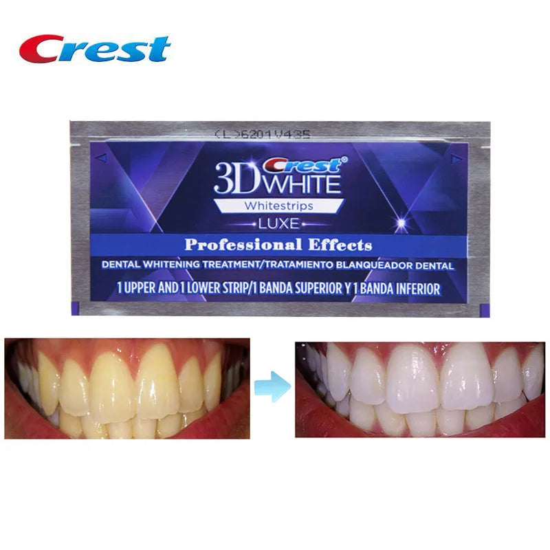 Original Crest 3D Whitestrips Teeth Whitening Strips Professional Effects