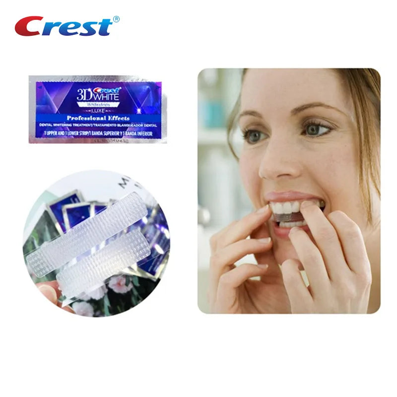 Original Crest 3D Whitestrips Teeth Whitening Strips Professional Effects