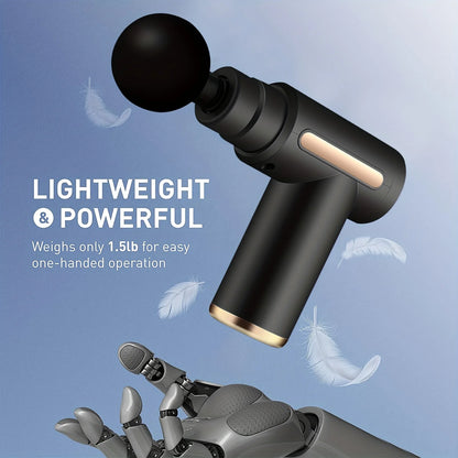 Portable Massage Gun Electric Massager Body Relaxation With LED Touch Screen