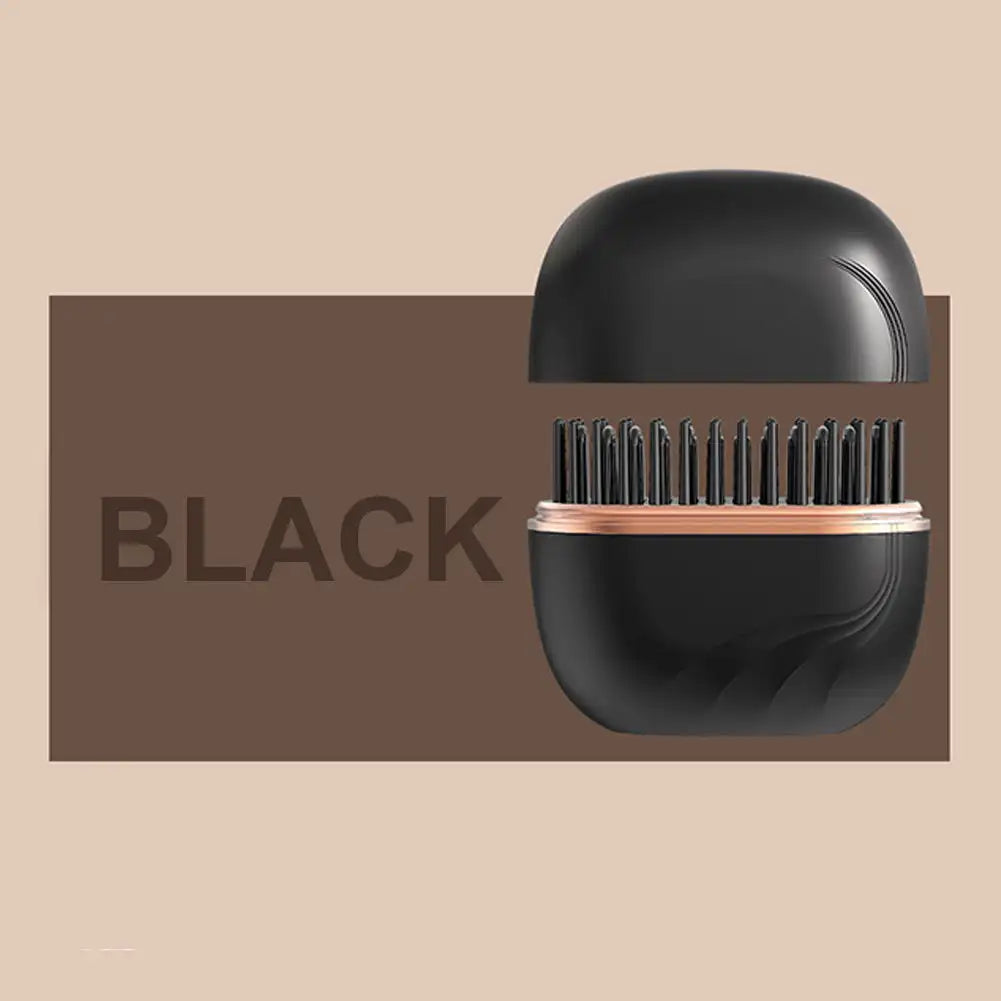 Portable Hair Straightening Comb Wireless Charging 2in1 Hair Styling Tool