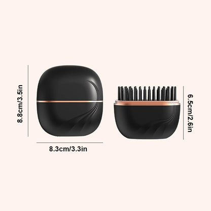 Portable Hair Straightening Comb Wireless Charging 2in1 Hair Styling Tool