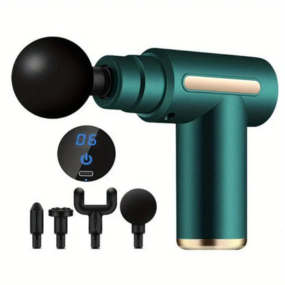 Portable Massage Gun Electric Massager Body Relaxation With LED Touch Screen
